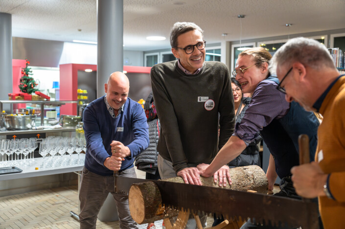 Gemeinsam geht es besser: Topias Issakainen (Bereichsleiter Berufliche Eingliederung IV-Stelle SO) und Andreas Gasche (Geschäftsführer KMU und Gewerbeverband SO).